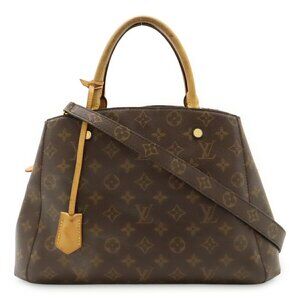 LOUIS VUITTON Brown Monogram Shoulder Bag